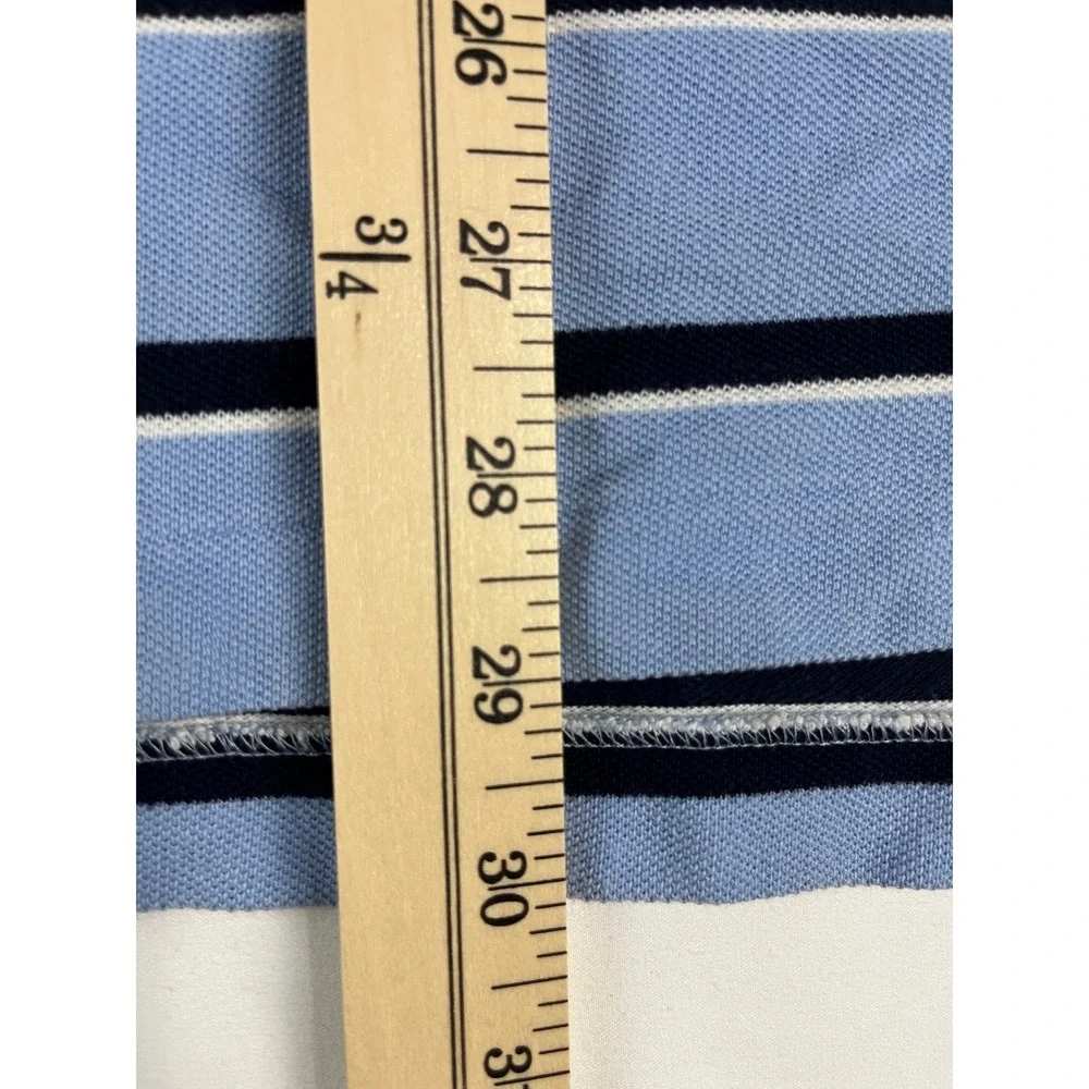Polo Ralph‎ Lauren Men's Striped Short Sleeve Polo Shirt Size L Blue Orange